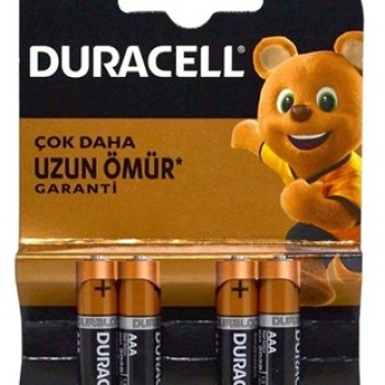 DURACELL İNCE PİL 4LÜ KART