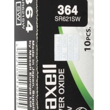 MAXELL 364 SR621SW SAAT PİLİ 10LU KUTU