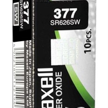 MAXELL 377 SR626SW SAAT PİLİ 10LU KUTU