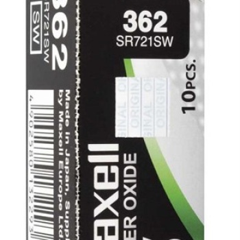 MAXELL 362 SR721SW SAAT PİLİ 10LU KUTU