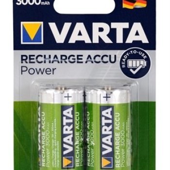 VARTA 3000MAH ORTA PİL 2Lİ KART