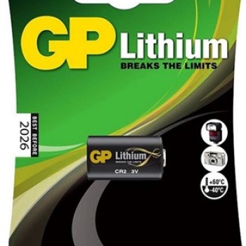 GP CR2 LİTYUM PİL TEKLİ KART