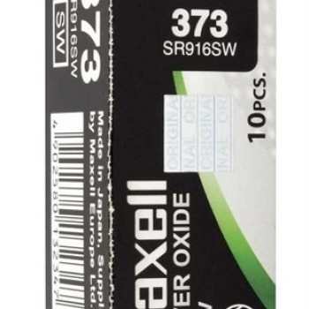 MAXELL 373 SR916SW SAAT PİLİ 10LU KUTU