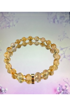 SİTRİN 6 mm. DOĞALTAŞ BİLEKLİK