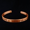 Sayı Sekanslı Bakır Bileklik