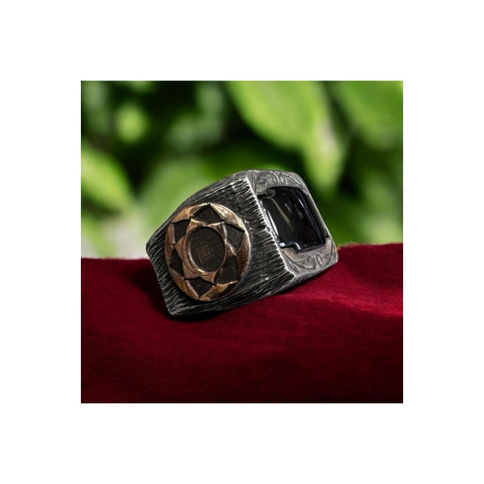 TİENS TİENERJİ GÜMÜŞ YÜZÜK (ÇAKRA SEMBOL DESENLİ)