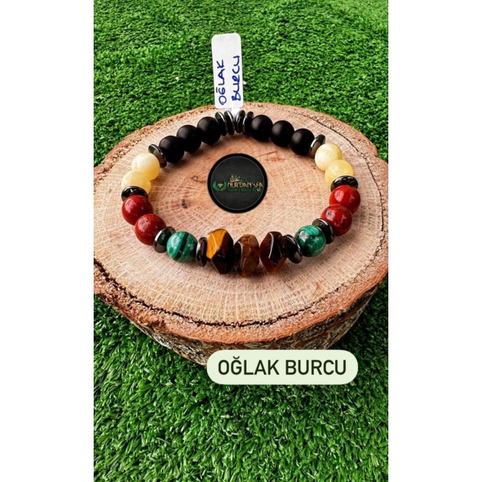 OĞLAK BURCU DOĞALTAŞ BİLEKLİĞİ