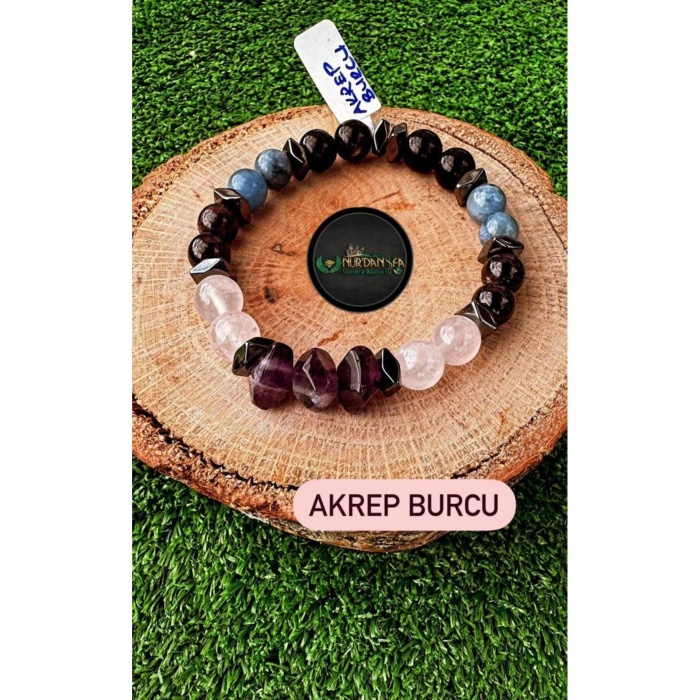 AKREP BURCU DOĞALTAŞ BİLEKLİĞİ