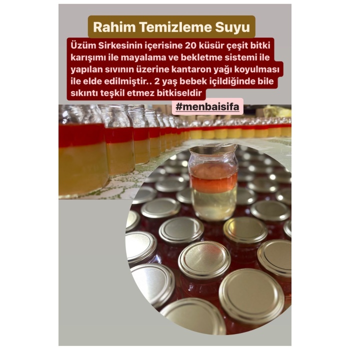 RAHİM TEMİZLEME SUYU