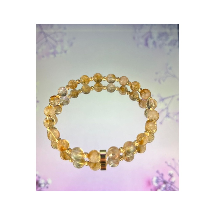 SİTRİN 6 mm. DOĞALTAŞ BİLEKLİK