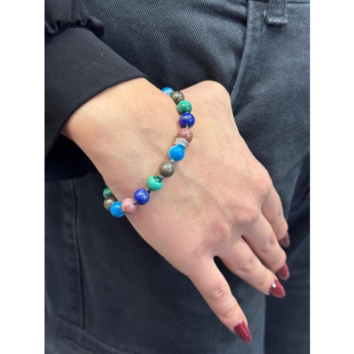 Boğa Burcu Doğaltaş Bileklik