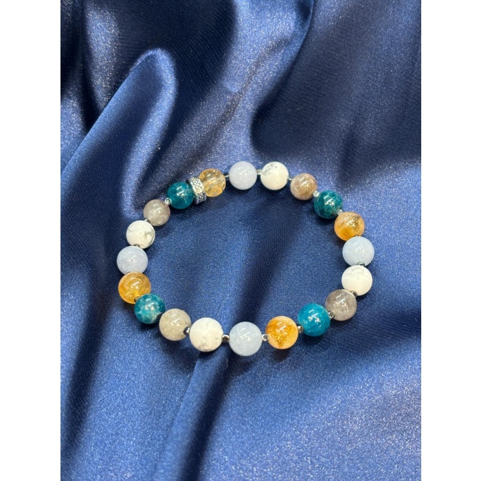 İkizler Burcu Doğaltaş Bileklik