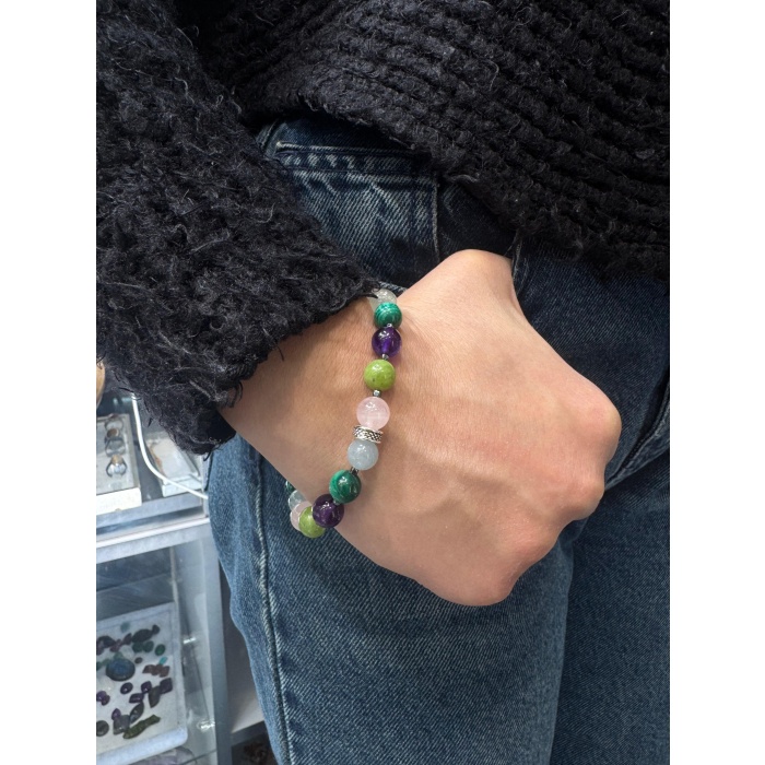 Terazi Burcu Doğaltaş Bileklik