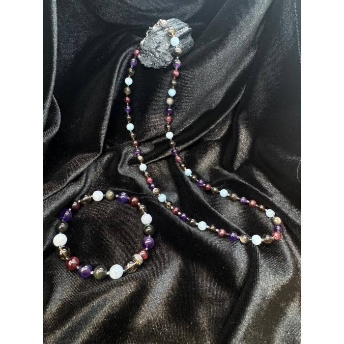 Akrep Burcu Doğaltaş Bileklik ve Kolye