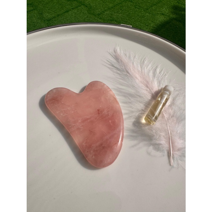 Pembe Kuvars Gua Sha