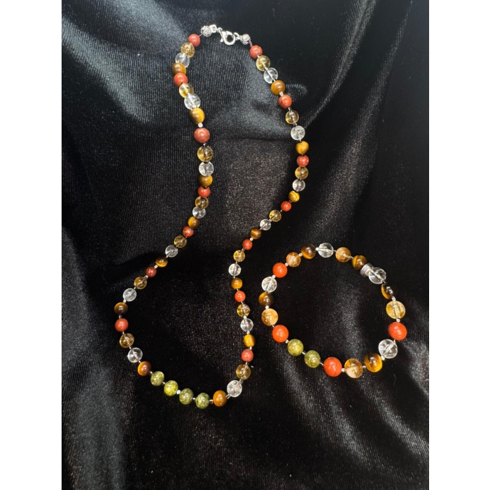 Aslan Burcu Doğaltaş Bileklik ve Kolye