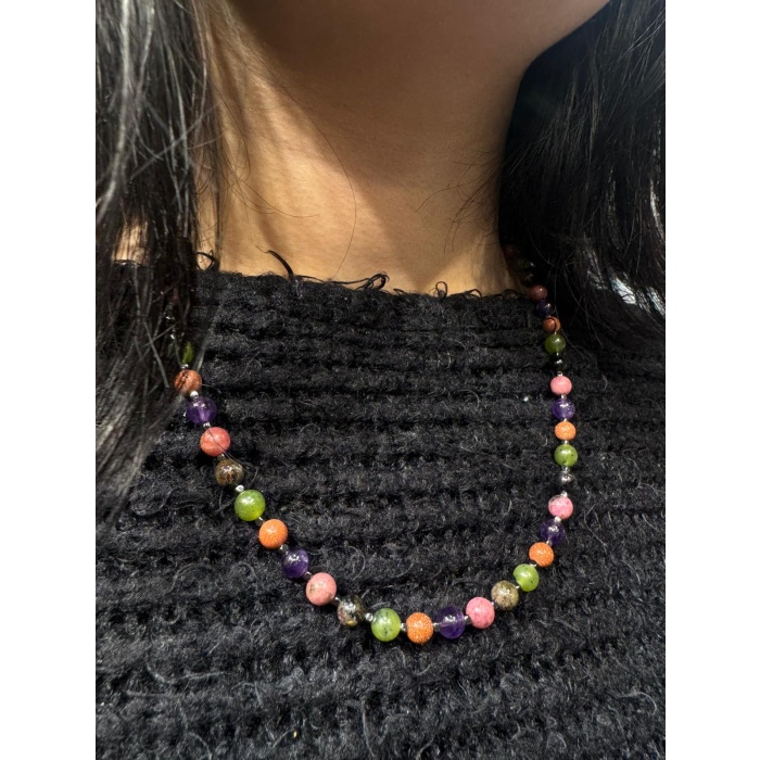 Balık Burcu Doğaltaş Kolye