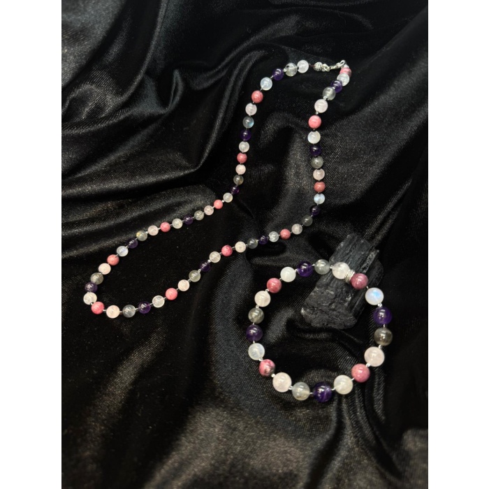 Yengeç Burcu Doğaltaş Bileklik ve Kolye