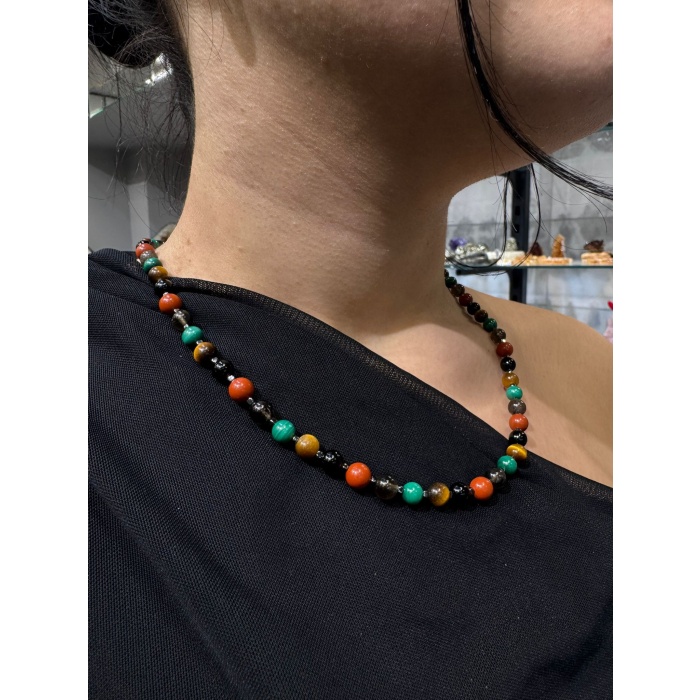 Oğlak Burcu Doğaltaş Kolye