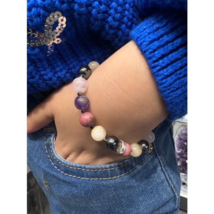 Kız Öğrenci Başarı Doğaltaş Bileklik