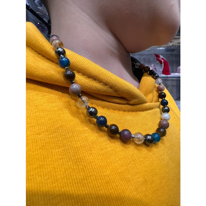 Erkek Öğrenci Başarı Doğaltaş Kolye