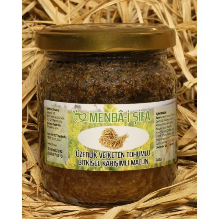 Üzerlik Tohumlu Bitkisel Karışımlı Macun (240 gr)