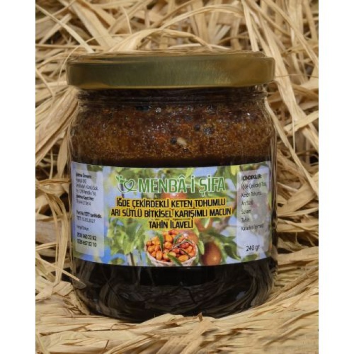 İğde Çekirdekli Keten Tohumlu Macun (240 gr)