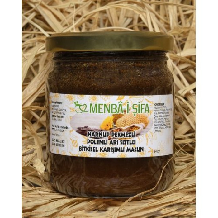 Harnup Pekmezli Arı Sütlü Bitkisel Karışımlı Macun (240 gr)