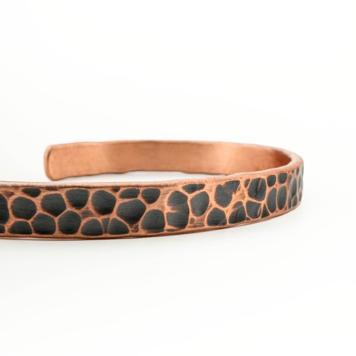 İnce Dövme Bakır Bileklik