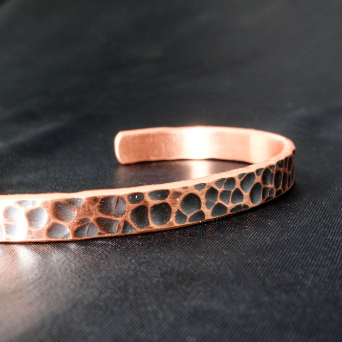 İnce Dövme Bakır Bileklik
