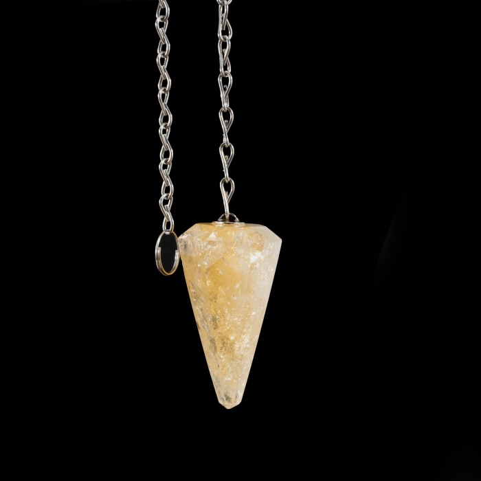 Sitrin Doğal Taş Pandül (Sarkaç)