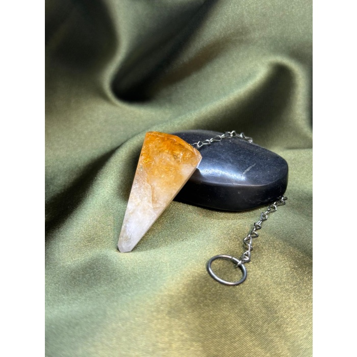 Sitrin Doğal Taş Pandül (Sarkaç)