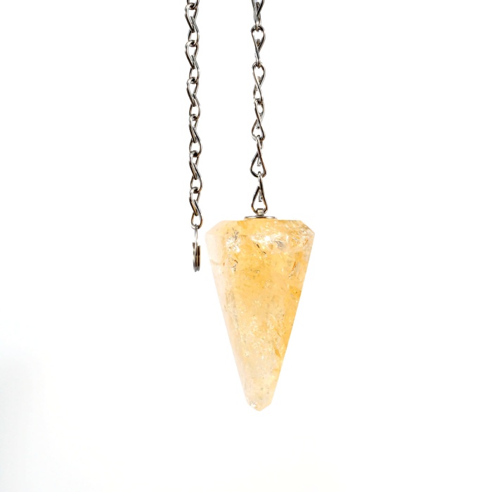 Sitrin Doğal Taş Pandül (Sarkaç)