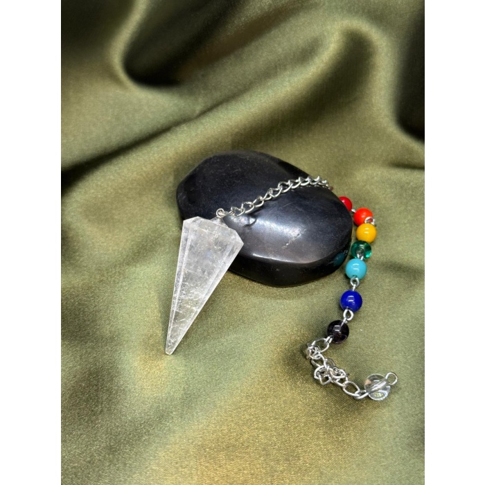 Kristal Kuvars Doğal Taş Pandül (Sarkaç)