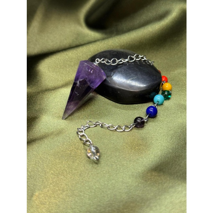 Ametist Doğal Taş Pandül (Sarkaç)