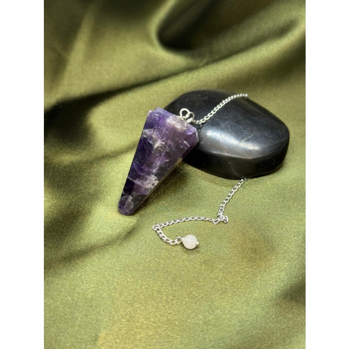 Ametist Doğal Taş Pandül (Sarkaç)