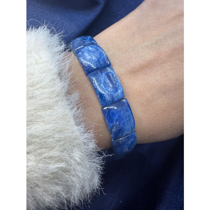 7A+ Kalite Kyanit Doğal Taş Rolex Bileklik