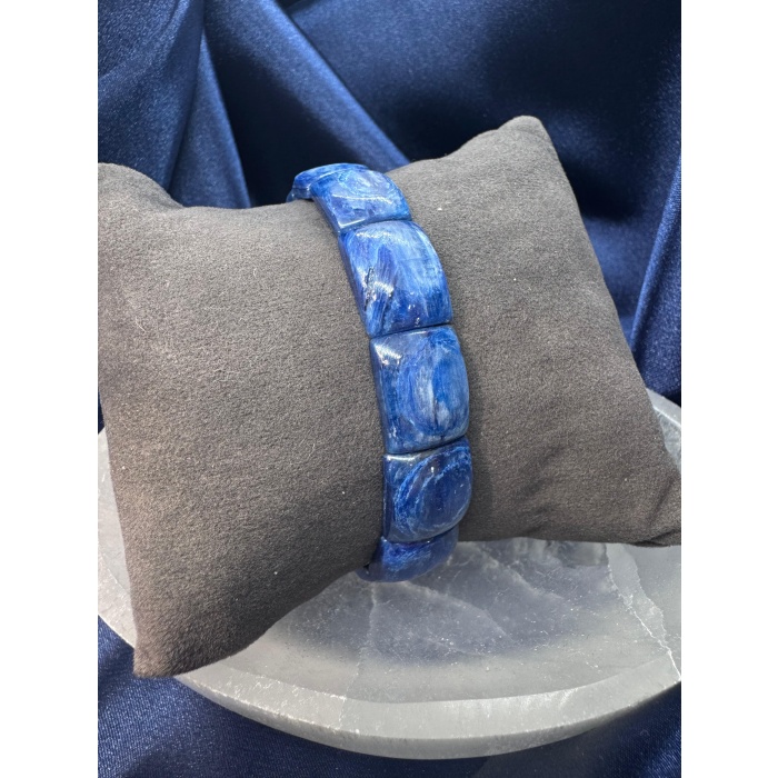 7A+ Kalite Kyanit Doğal Taş Rolex Bileklik