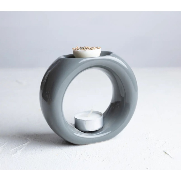 Yüzük Model Buhurdanlık (Gri)