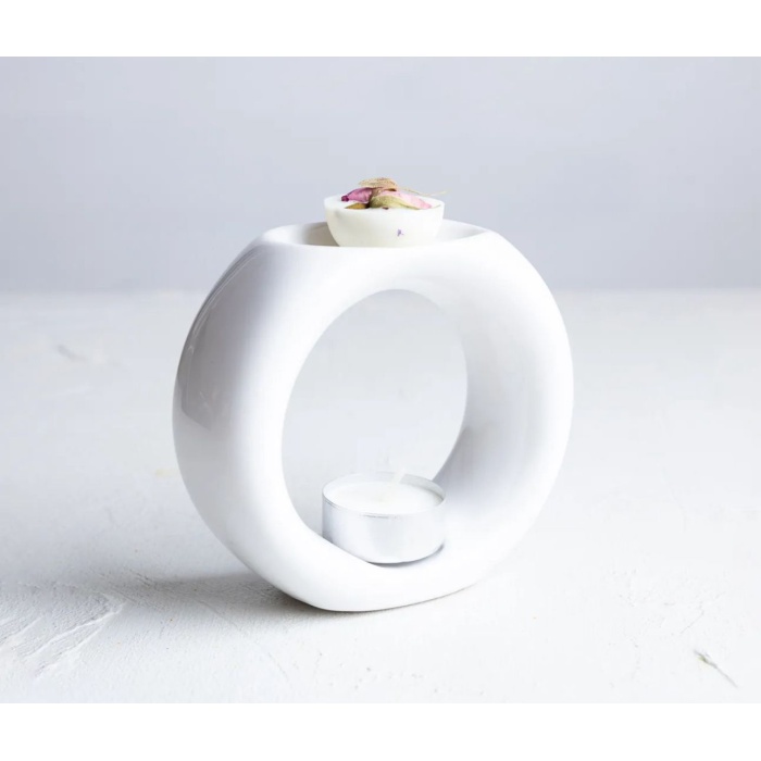 Yüzük Model Buhurdanlık (Beyaz)