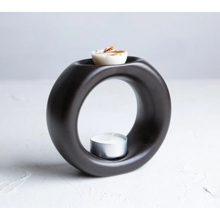 Yüzük Model Buhurdanlık (Mat Siyah)