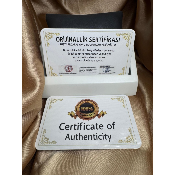 Kehribar Kolye (0-6 yaş / 32-38 cm)