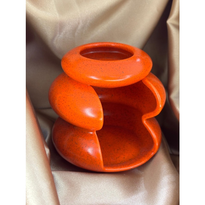 Boğumlu Model Buhurdanlık (Turuncu)