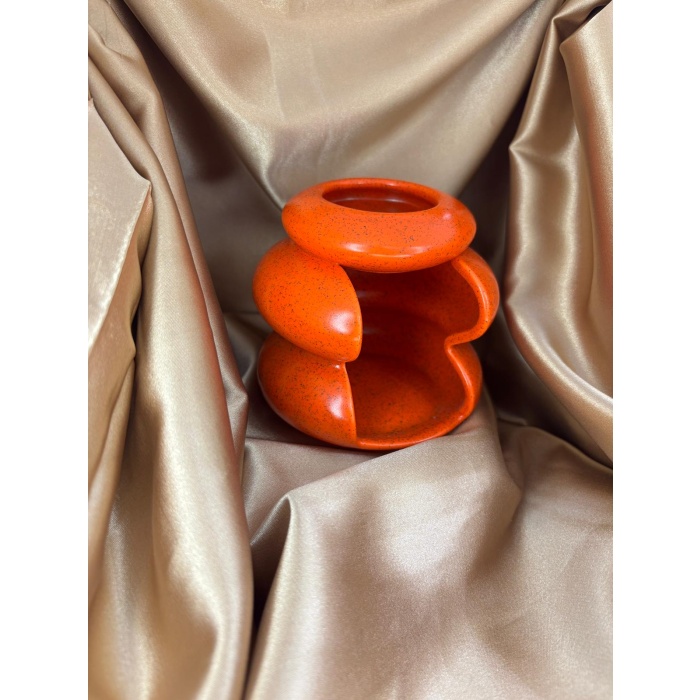 Boğumlu Model Buhurdanlık (Turuncu)
