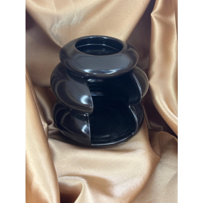 Boğumlu Model Buhurdanlık (Siyah)