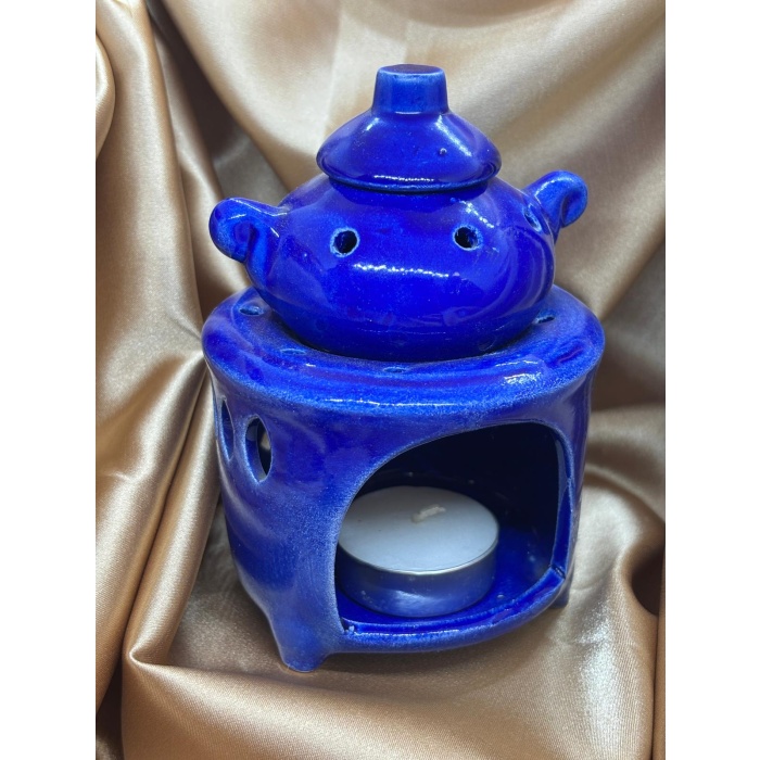 Demlikli Model Buhurdanlık (Mavi)