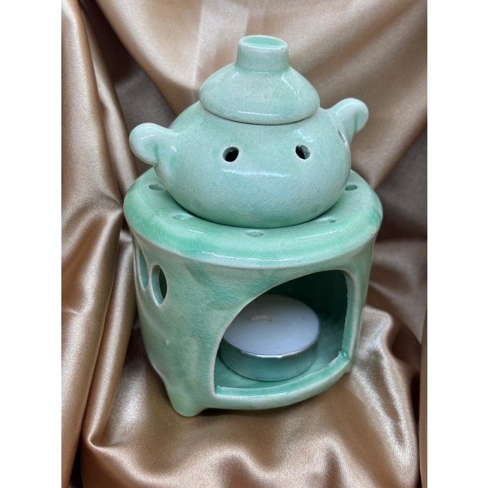 Demlikli Model Buhurdanlık (Su Yeşili)