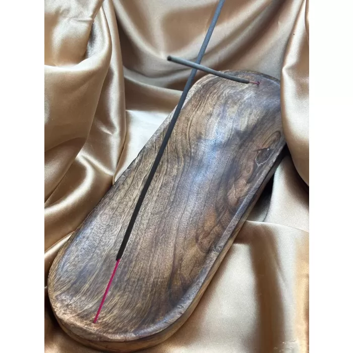 Oval Kayık Çubuk Tütsülük (Ahşap)