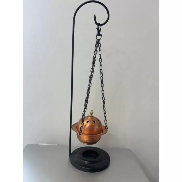 Bakır Buhurdanlık (Uzun)