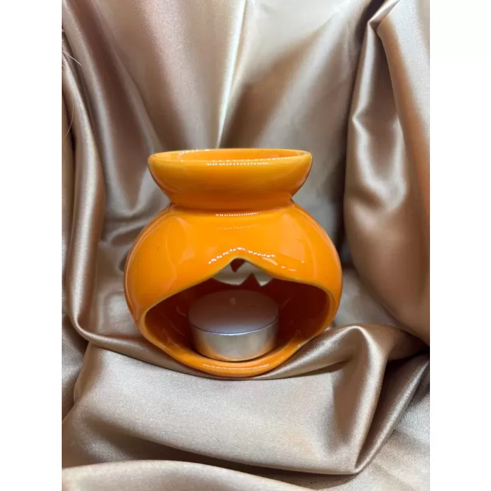 Bal Kabağı Surat Buhurdanlık (Turuncu)